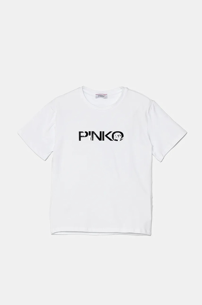 Dětské tričko Pinko Up s elastanem bílá F4PIJGTH092