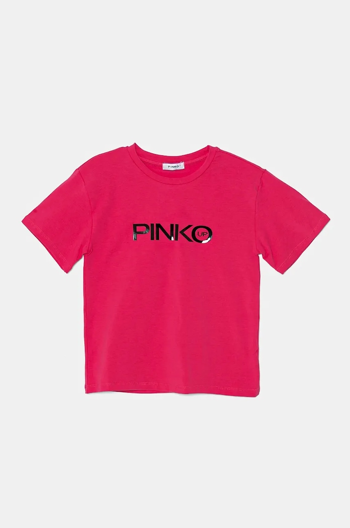 Dětské tričko Pinko Up s elastanem růžová F4PIJGTH092