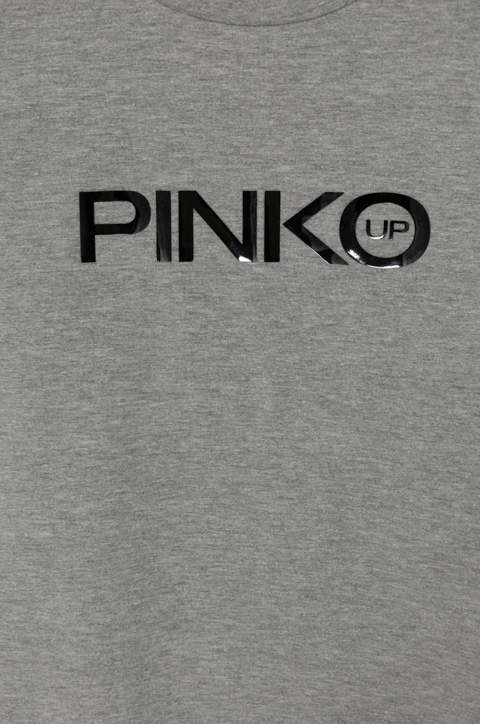 Dziewczynka Pinko Up T-shirt dziecięcy F4PIJGTH092 szary