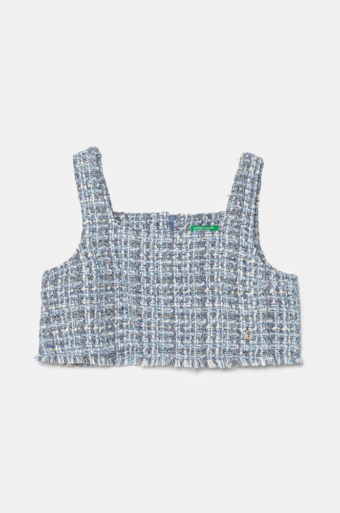 Dječja bluza United Colors of Benetton Planet friendly plava 5NPXCH009.G.Seasonal