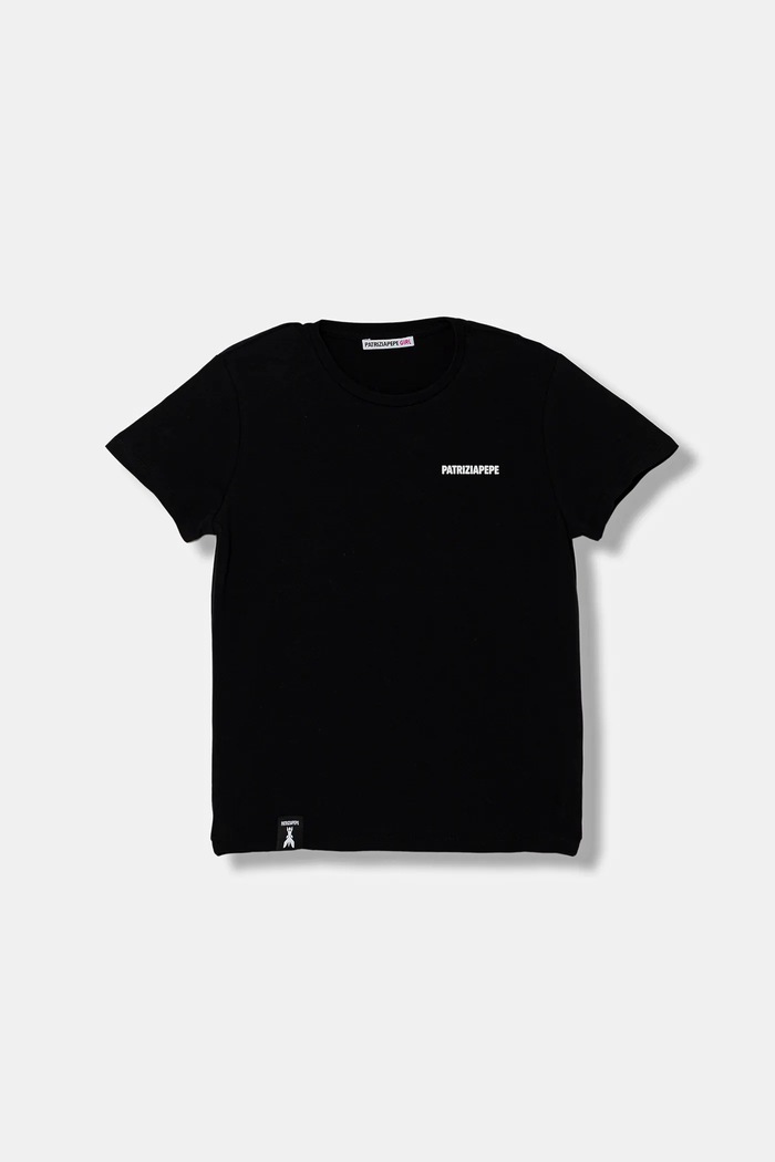 Patrizia Pepe tricou copii J061 negru 7M0861