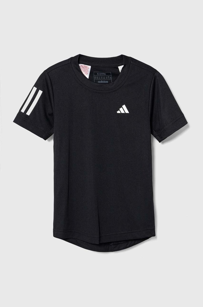 adidas Performance t-shirt dziecięcy B CLUB 3STR TEE pozostałe czarny HR4229