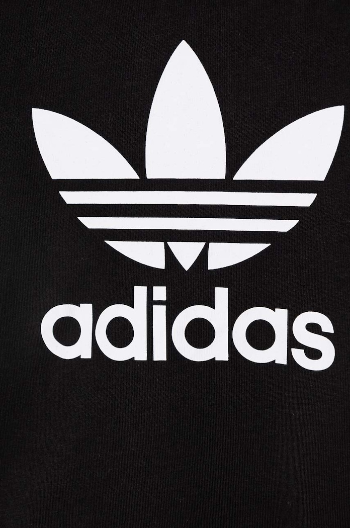 Αγορίστικα adidas Originals Παιδικό βαμβακερό μπλουζάκι adidas Originals TREFOIL TEE IX5113 μαύρο