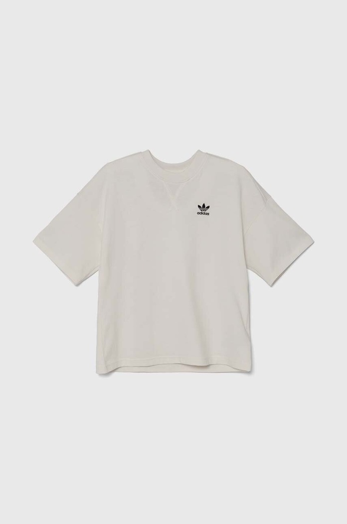adidas Originals T-shirt bawełniany dziecięcy TEE IX7599 biały AW24