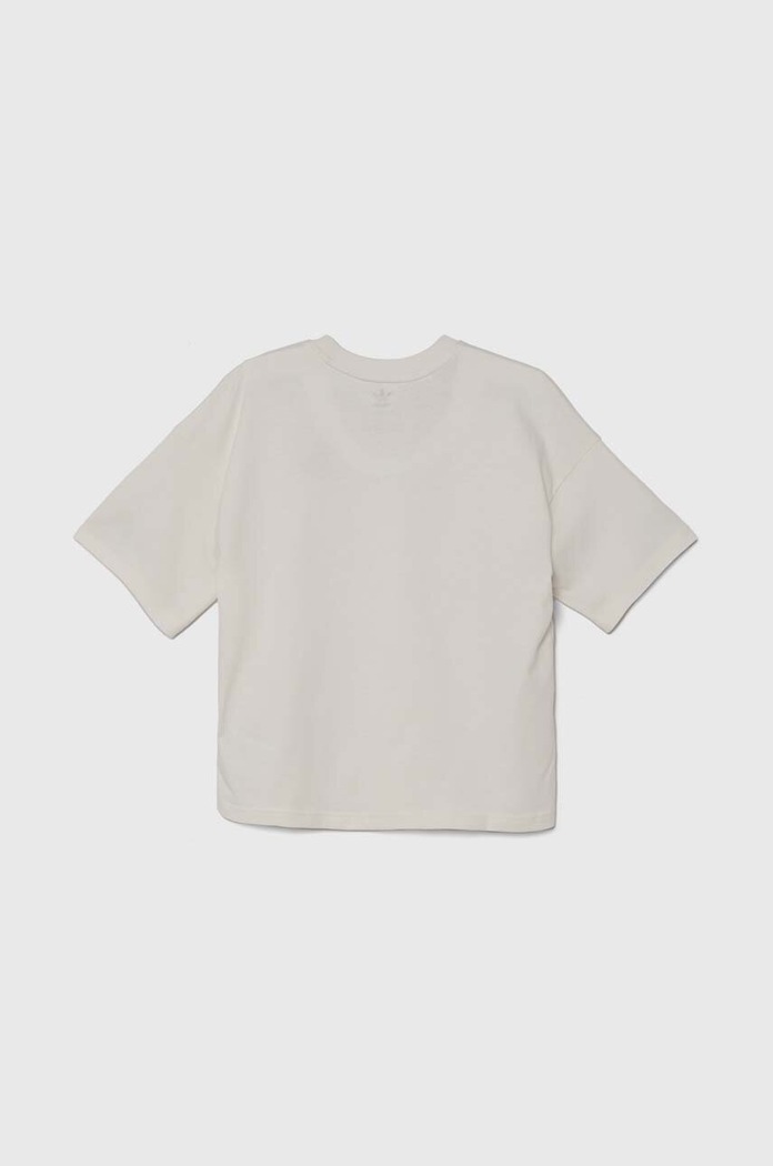 Chłopiec adidas Originals T-shirt bawełniany dziecięcy TEE IX7599 biały