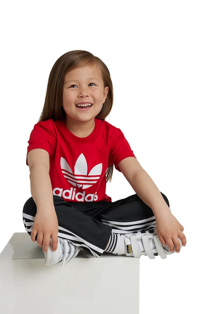 Dětské bavlněné tričko adidas Originals TREFOIL TEE IY2387