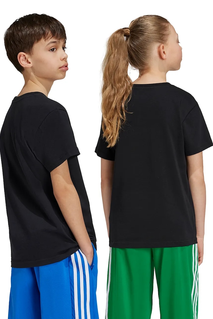 adidas Originals t-shirt dziecięcy TREFOIL TEE IY7421 czarny
