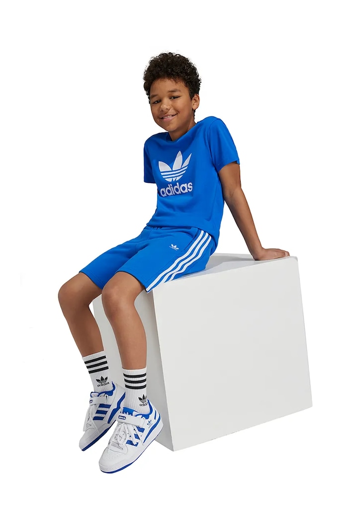 adidas Originals t-shirt bawełniany dziecięcy TREFOIL TEE IY7425