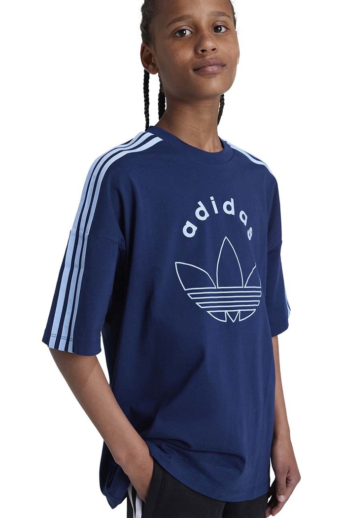 Дитяча бавовняна футболка adidas Originals IZ4549