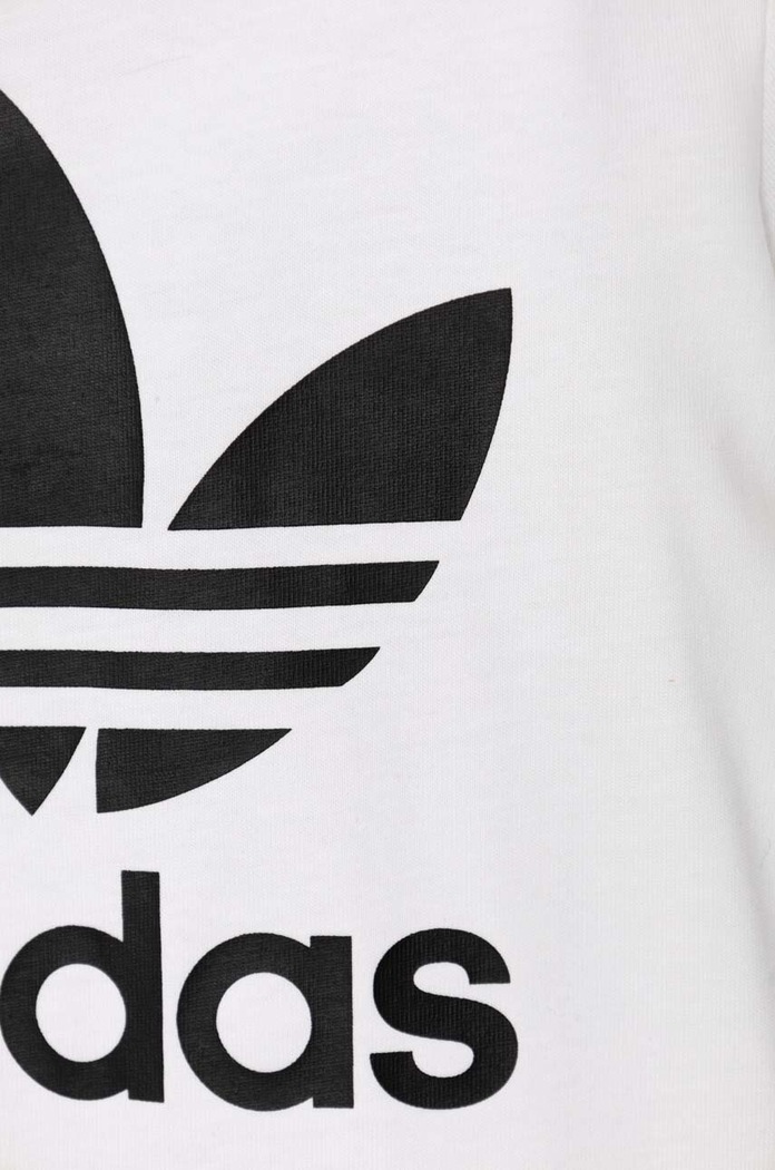 Chłopiec adidas Originals t-shirt bawełniany niemowlęcy TREFOIL TEE JE0520 biały