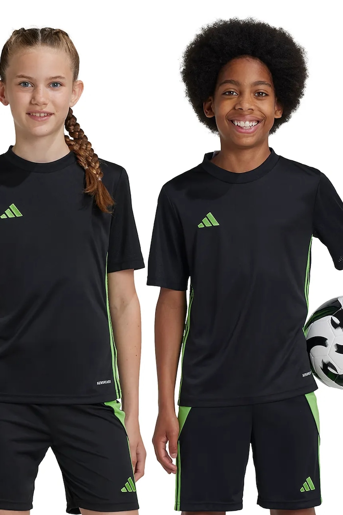 Dětské tričko adidas Performance TABELA 23SY kulatý černá JJ1155