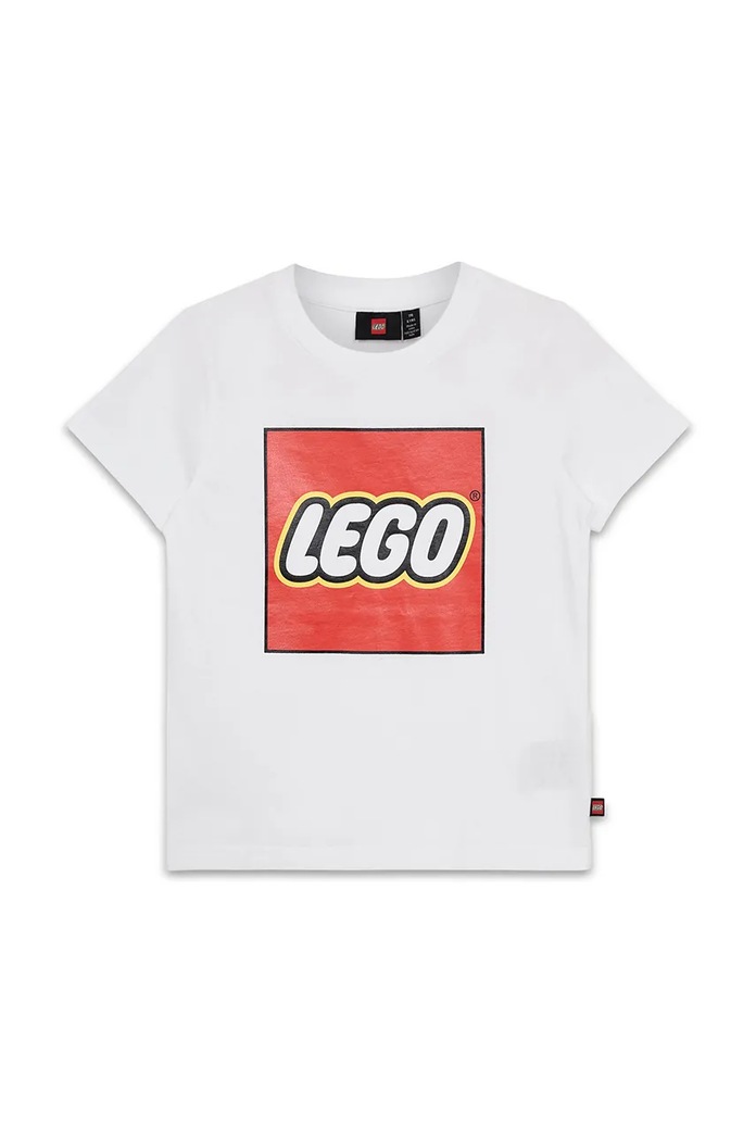 Lego Дитяча бавовняна футболка Lego LWTANO 631 білий 12011363
