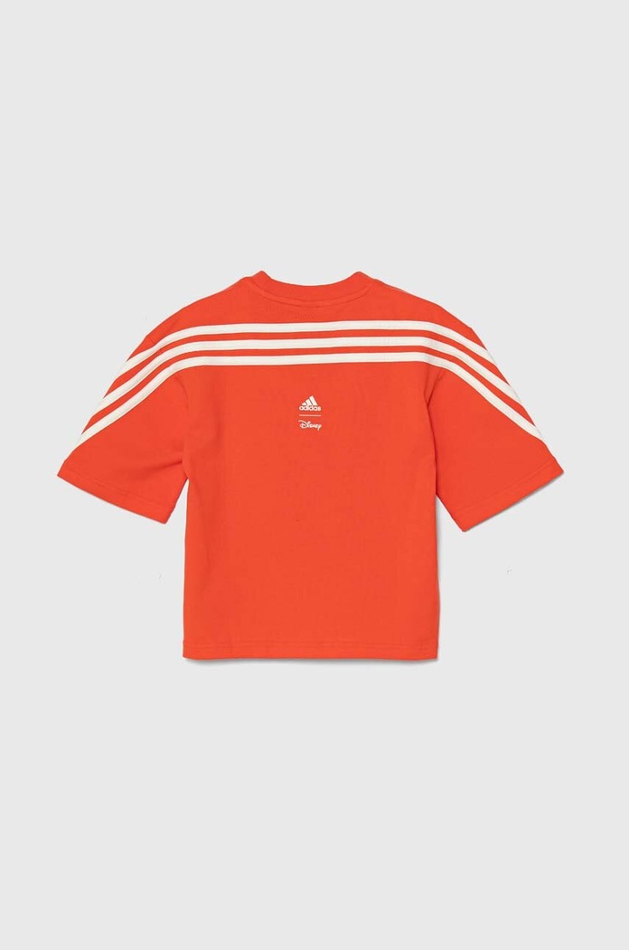 Chłopiec adidas t-shirt dziecięcy x Disney, LK DY MM T IV9631 pomarańczowy