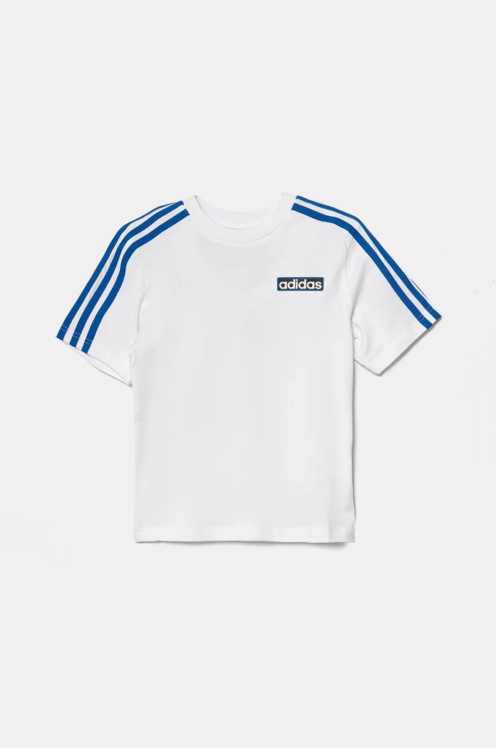 Детска памучна тениска adidas Originals TEE IW6010 бял AW24