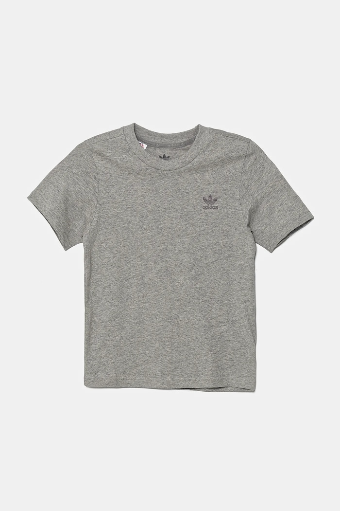 adidas Originals t-shirt bawełniany dziecięcy TEE IX5267 szary SS25