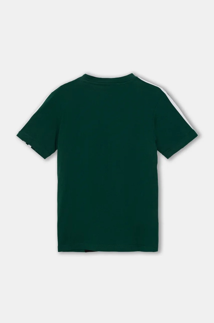 CHLAPEC Dětské bavlněné tričko adidas J 3S TIB T IW3494 zelená