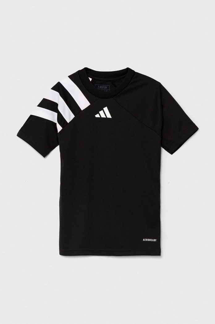 Dětské tričko adidas Performance FORTORE23 JSY Y kulatý černá IK5740