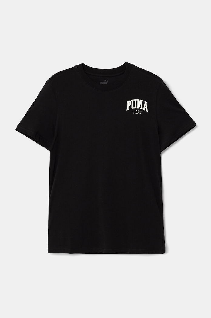 Дитяча бавовняна футболка Puma SQUAD Smallphic Tee бавовна чорний 682773
