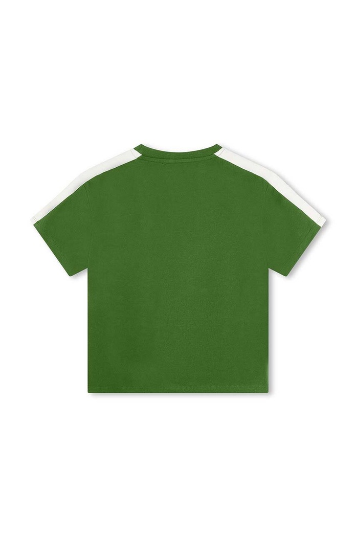 Kenzo Kids t-shirt bawełniany dziecięcy K60745.86.108 zielony AW24