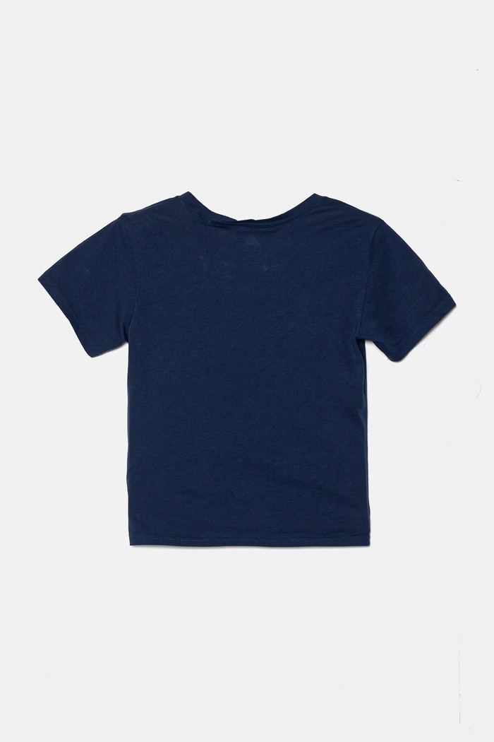 Detské bavlnené tričko Burton SCRIBBLE 243601 tmavomodrá AW24