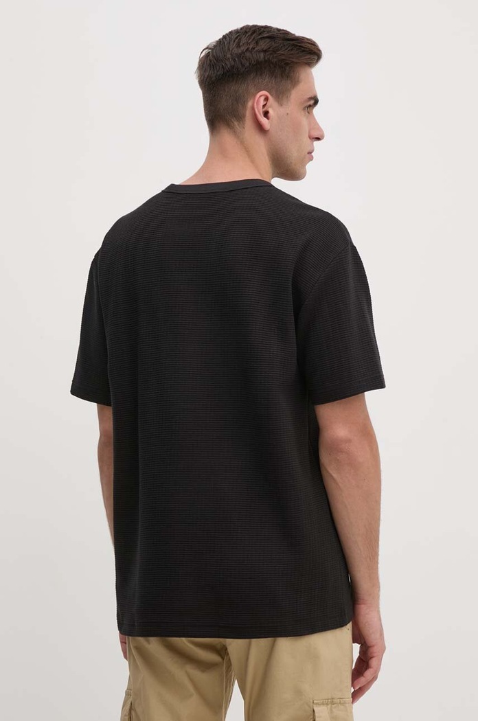 Oblečení Bavlněné tričko Calvin Klein Jeans J30J325645 černá