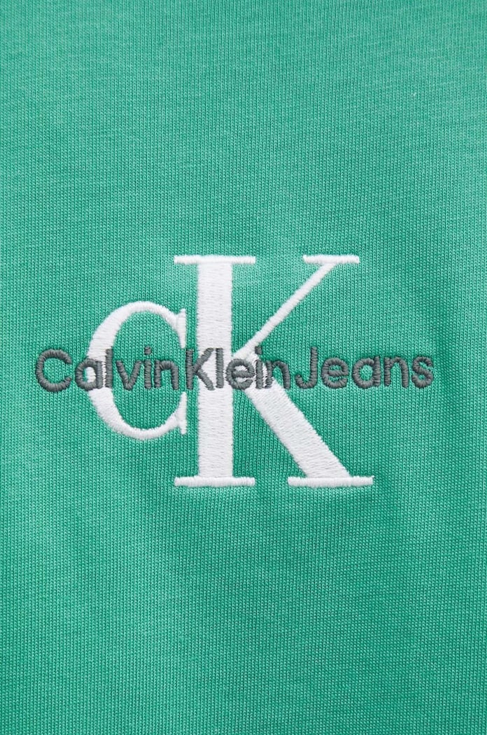Calvin Klein Jeans t-shirt bawełniany J30J325649 zielony