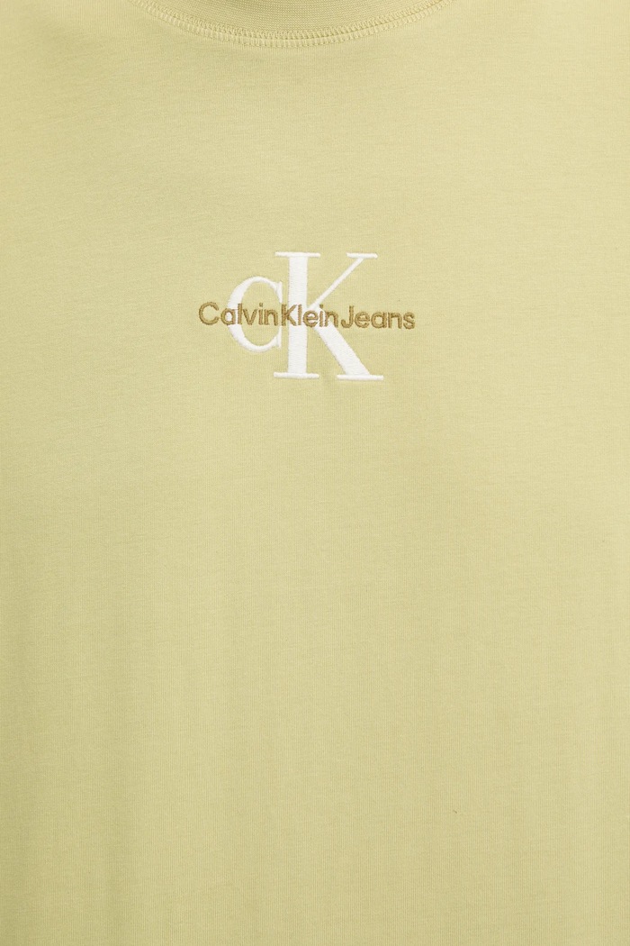 Bavlněné tričko Calvin Klein Jeans J30J325649 zelená