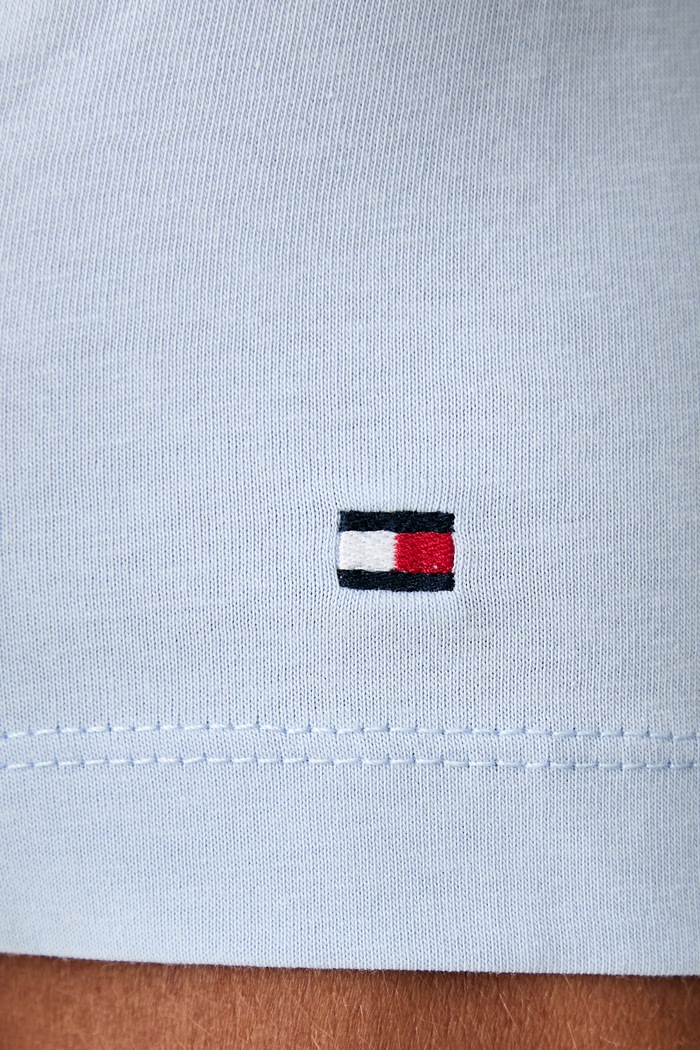 Tommy Hilfiger T-shirt męski bawełniany MW0MW33691 niebieski