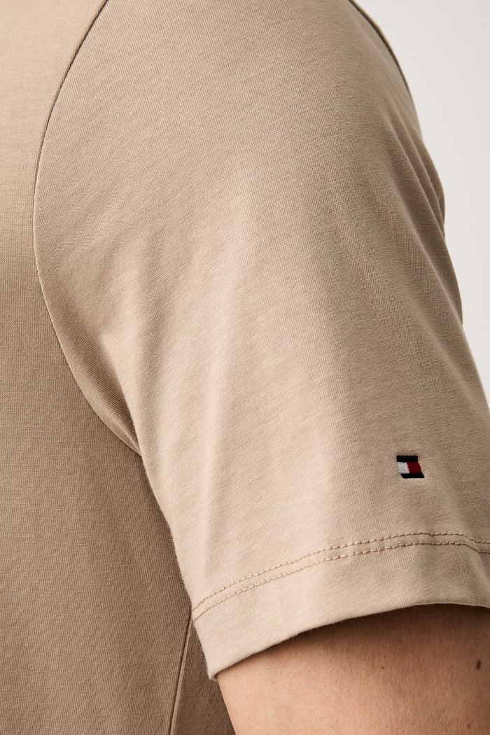 Tommy Hilfiger тениска мъжка от памук MW0MW33691 бежов
