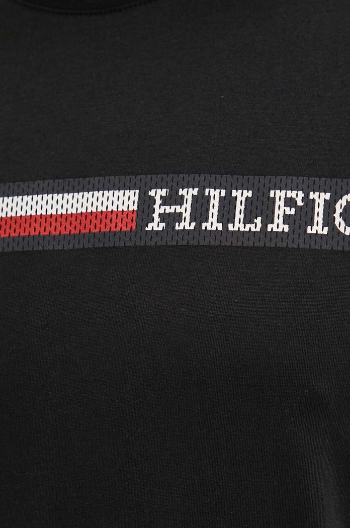 Tommy Hilfiger t-shirt in cotone nero MW0MW36739