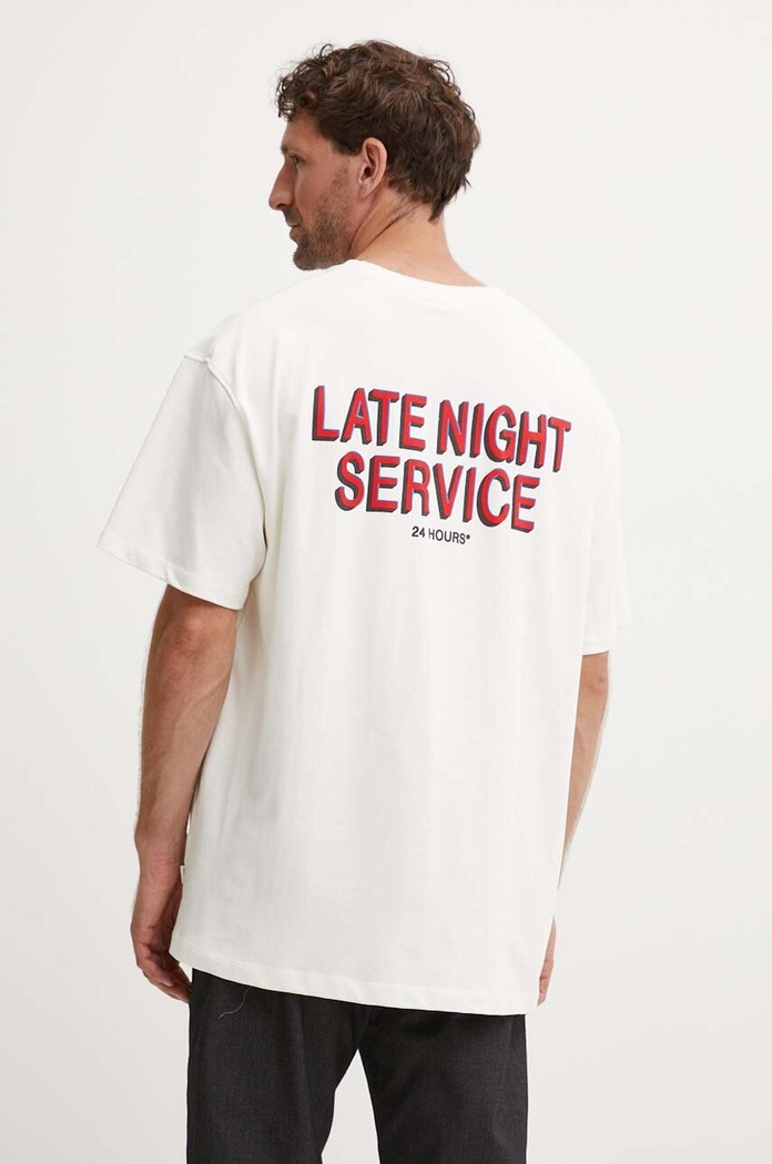 Odzież Les Deux T-shirt bawełniany LDM101197 beżowy