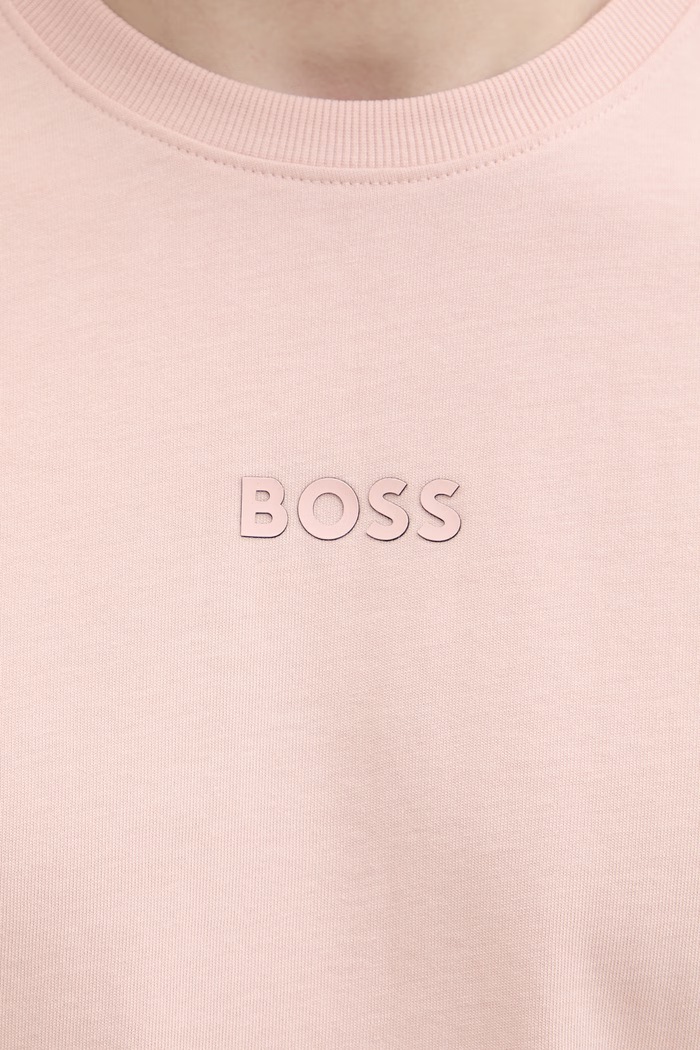 BOSS Green tričko pánske bavlnené Tee 10 50519368 ružová