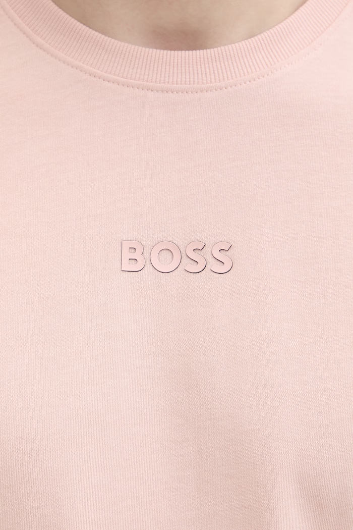 BOSS Green tričko pánske bavlnené Tee 10 50519368 ružová