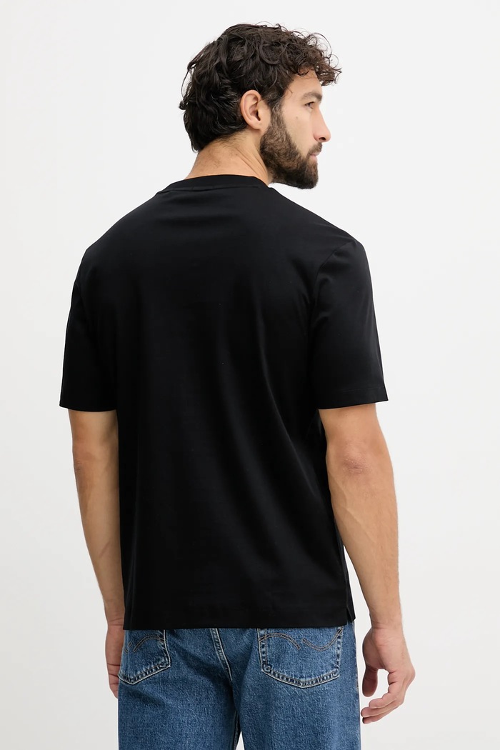 Ruházat BOSS pamut póló 50520298 fekete