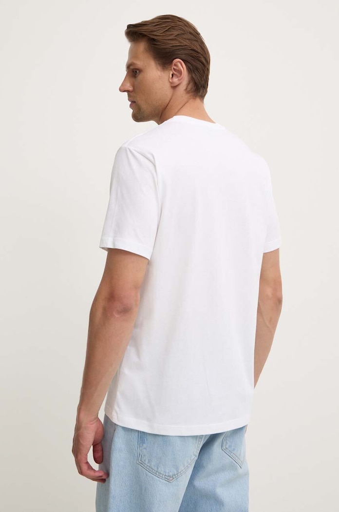 Odzież PS Paul Smith t-shirt bawełniany M2R.011R.NP4685 biały