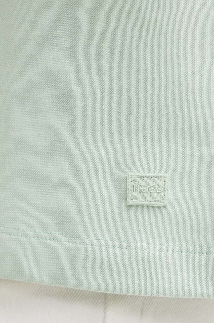 HUGO t-shirt bawełniany 50516664 zielony