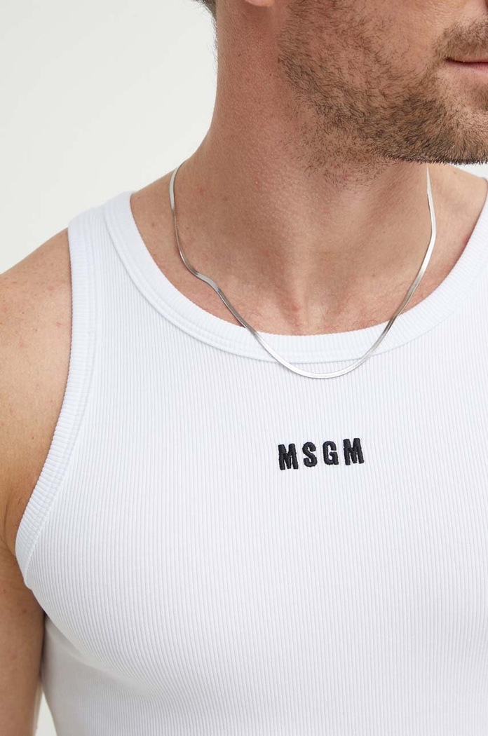 Tricou MSGM alb 3740MM107.247794
