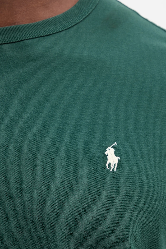 Памучна тениска Polo Ralph Lauren 710916698 зелен