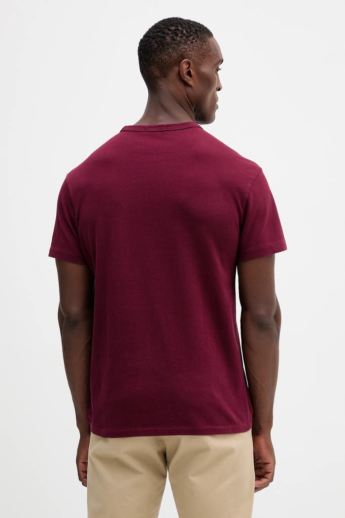 Odjeća Pamučna majica Polo Ralph Lauren 710916698 bordo