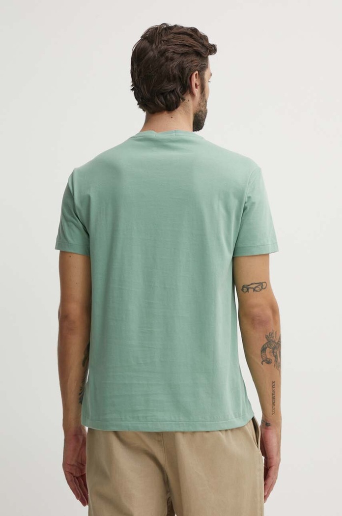 Odzież Polo Ralph Lauren t-shirt bawełniany 710941855 zielony