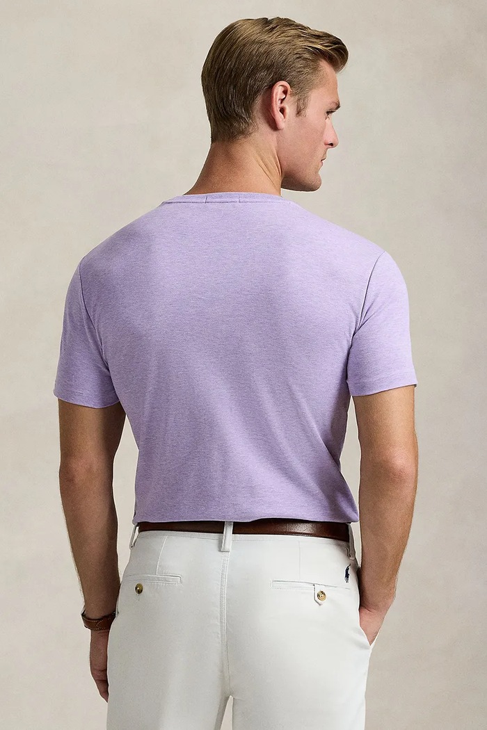 Polo Ralph Lauren T-shirt βαμβακερό Ανδρικό 710740727 μωβ SS26