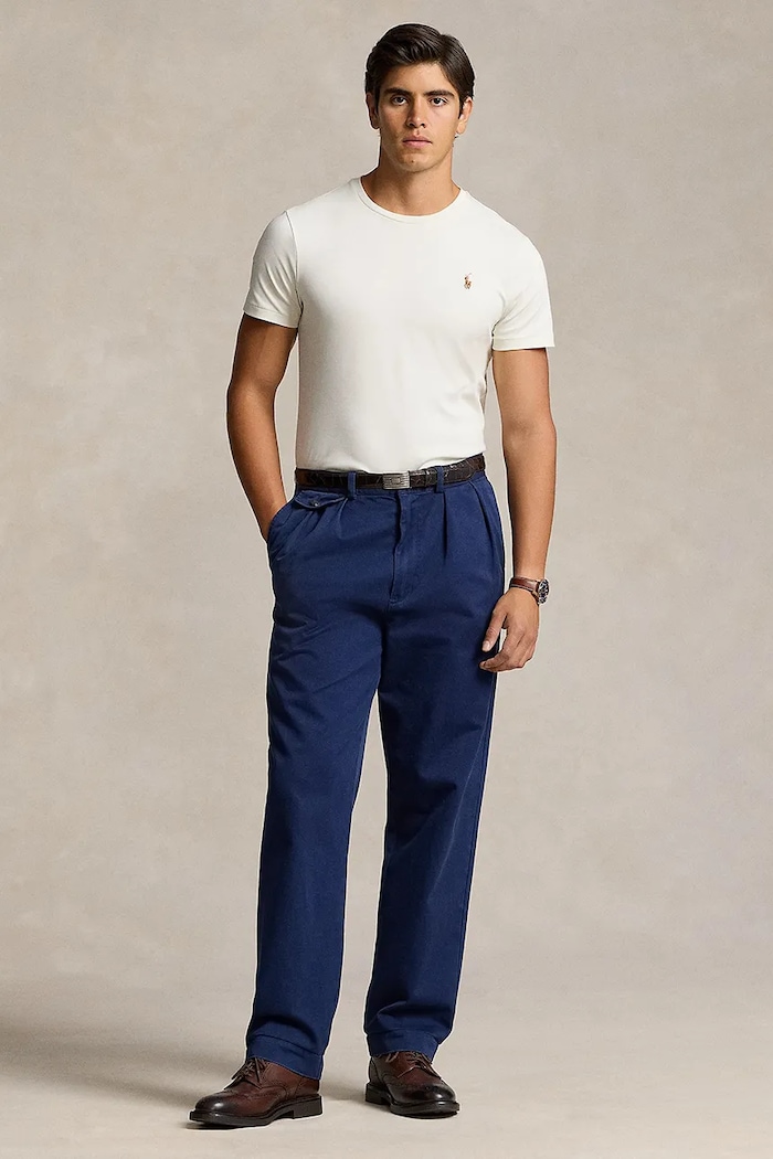 Îmbrăcăminte Polo Ralph Lauren tricou pentru bărbați din bumbac 710740727 bej