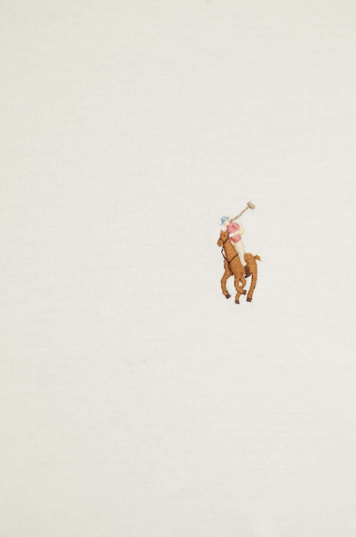 Polo Ralph Lauren T-shirt βαμβακερό ανδρικό 710740727 μπεζ