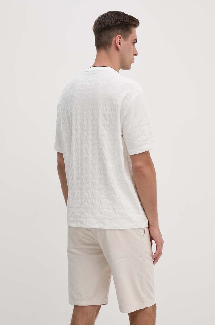 Oblečení Bavlněné tričko Armani Exchange 6DZTLB.ZJ2ZZ bílá
