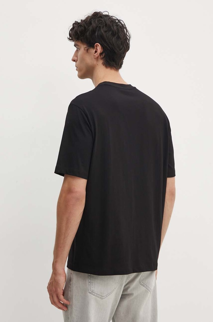 Odzież Armani Exchange t-shirt bawełniany 6DZTLD.ZJ9JZ czarny