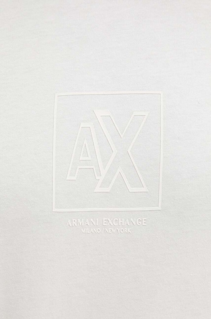Bavlnené tričko Armani Exchange Armani Exchange 6DZTLE.ZJ9JZ biela