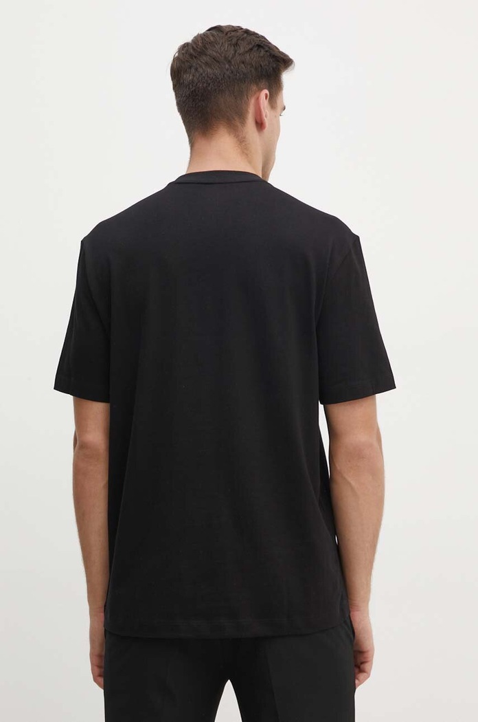 Oblečenie Bavlnené tričko Armani Exchange 6DZTLR.ZJLFZ čierna