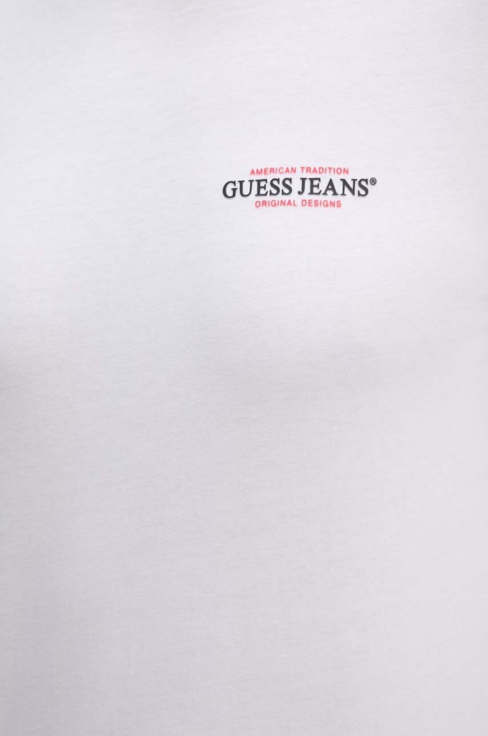 Pamučna majica Guess Jeans M4YI55.K8HM0 bijela