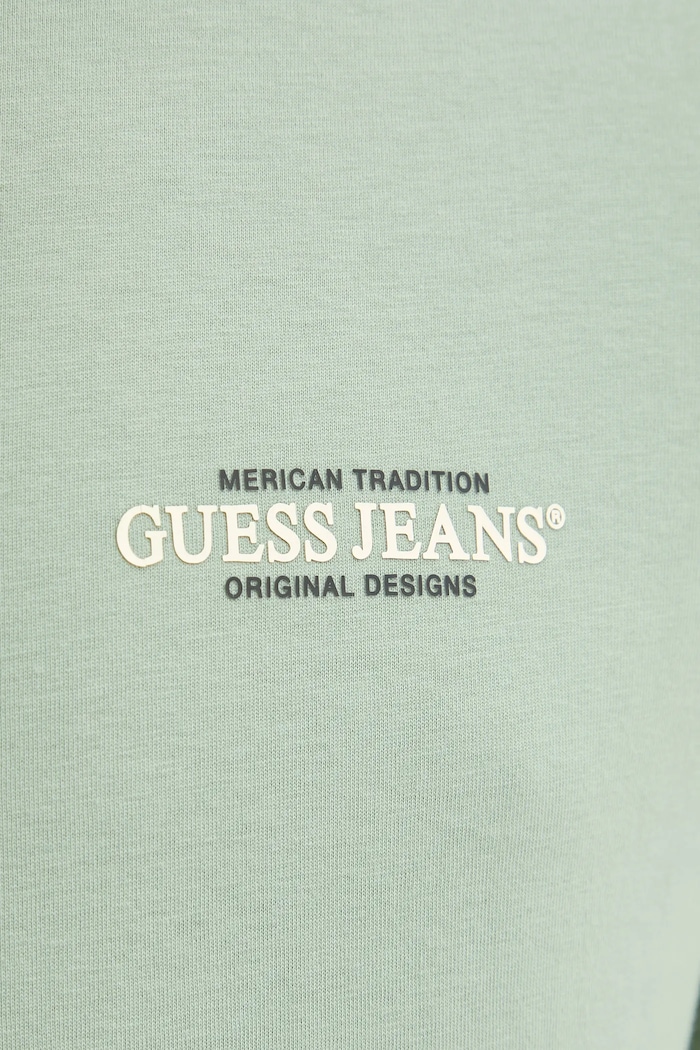 Guess Jeans pamut póló M4YI55.K8HM0 zöld