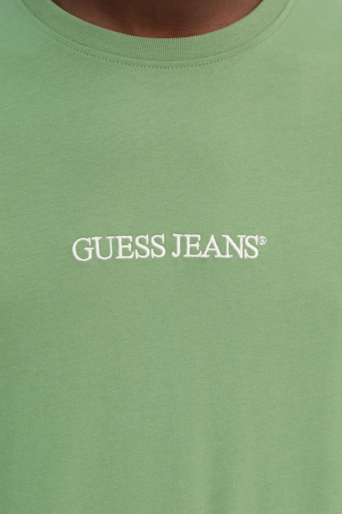 Guess Jeans pamut póló M4YI52.K8HM0 zöld
